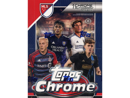 2023 Topps Chrome MLS Soccer Hobby 12 Box Case