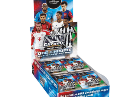 2023/24 Topps Stadium Club Chrome UEFA Soccer Hobby Box